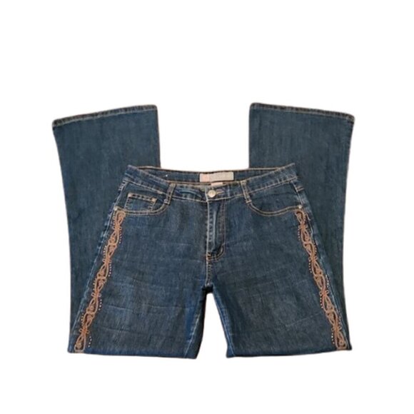 COS High-Rise Boho Embellished Bootcut Jeans - Picture 6 of 6